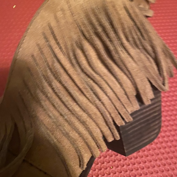 Coconuts by Matisse Tan Suede fringe Booties - Picture 6 of 8